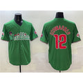 Philadelphia Phillies #12 Kyle Schwarber Green MWATKINS Phanatic Limited Stitched Jersey