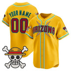 Custom Arizona Diamondbacks x One Piece Gold MWATKINS Vapor Premier Limited Jersey - Stitched