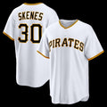 Pittsburgh Pirates #30 Paul Skenes White MWATKINS Home Replica Jersey