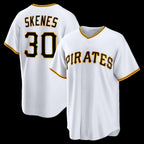Pittsburgh Pirates #30 Paul Skenes White MWATKINS Home Replica Jersey