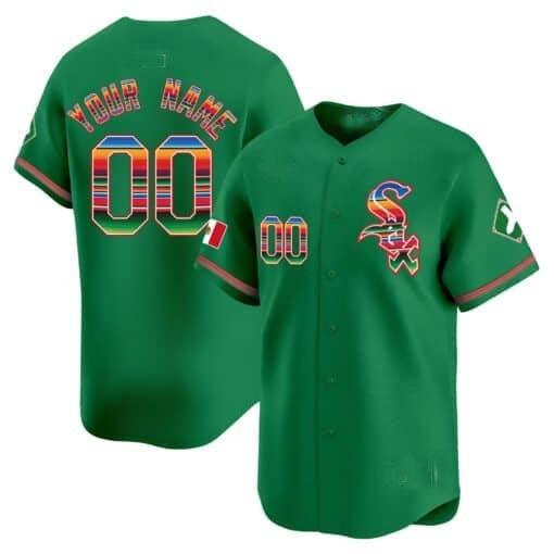 Custom Chicago White Sox Mexico Vapor Premier Limited Jersey V2- Green MWATKINS