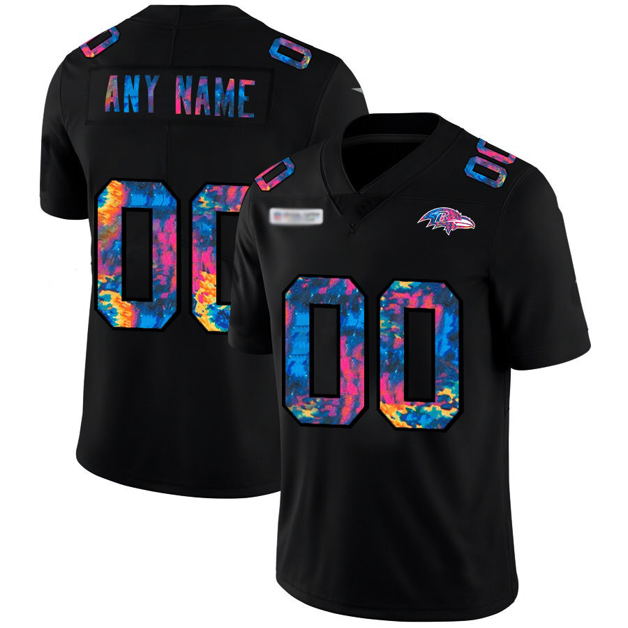 Custom B.Ravens Multi-Color Black MWATKINS 2020 Crucial Catch Vapor Untouchable Limited Jersey