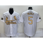 St. Louis Cardinals #5 Albert Pujols White MWATKINS 2022 All Star Stitched Cool Base Jersey