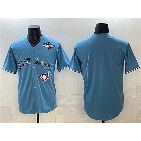 Toronto Blue Jays Blank Blue MWATKINS 2025 World Series Home Cool Base Stitched Jersey