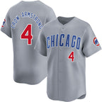 Chicago Cubs #4 Pete Crow-Armstrong Gray MWATKINS Limited Stitched Jersey