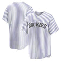 Colorado Rockies White MWATKINS Home Replica Team Jersey