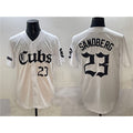 Chicago Cubs #23 Ryne Sandberg White MWATKINS 'Gothic North Side Edition' Vapor Premier Limited Stitched Jersey