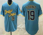Milwaukee Brewers #19 Robin Yount Powder Blue MWATKINS Limited Jersey