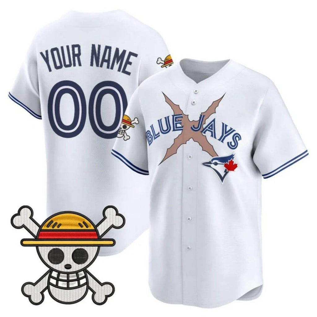Custom Toronto Blue Jays x One Piece White MWATKINS Vapor Premier Limited Jersey - Stitched