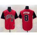 Chicago White Sox #8 Bo Jackson Red Black MWATKINS 2025 City Connect Limited Stitched Jersey