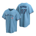Toronto Blue Jays #17 Jose Berrios Powder Blue MWATKINS Alternate Cool Base Jersey