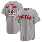 Boston Red Sox #19 Roman Anthony USA 250 Fourth of July Road Stadium Jersey - Gray MWATKINS
