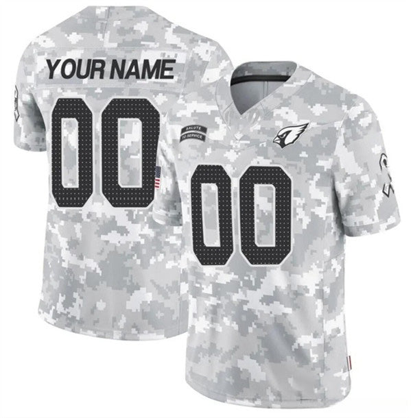 Custom A.Cardinals Active Player 2024 F.U.S.E Arctic Camo MWATKINS Salute to Service Limited Stitched Jersey