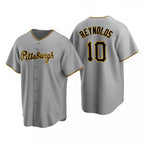 ittsburgh Pirates #10 Bryan Reynolds Gray MWATKINS Road Cool Base Jersey