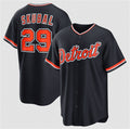 Detroit Tigers #29 Tarik Skubal Navy MWATKINS Alternate Stitched Jersey
