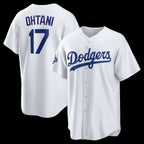 Los Angeles Dodgers #17 Shohei Ohtani White MWATKINS 2025 World Series Champions Home Replica Jersey