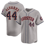 Houston Astros #44 Yordan Alvarez Gray MWATKINS Away Limited Player Jersey
