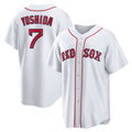 Boston Red Sox #7 Masataka Yoshida White MWATKINS Replica Player Jersey