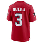 A.Falcons #3 Jessie Bates III Red MWATKINS Game Jersey