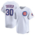 Chicago Cubs #30 Kyle Tucker White MWATKINS Home Limited Player Jersey