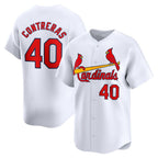 St. Louis Cardinals #40 Willson Contreras White MWATKINS Home Limited Player Jersey