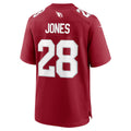 A.Cardinals #28 Elijah Jones Cardinal MWATKINS Team Game Jersey