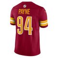 W.Commanders #94 Daron Payne Burgundy MWATKINS Vapor F.U.S.E. Limited Jersey