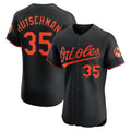 Baltimore Orioles #35 Adley Rutschman Black MWATKINS Alternate Elite Jersey