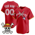 Custom Toronto Blue Jays x One Piece Red MWATKINS Vapor Premier Limited Jersey - Stitched