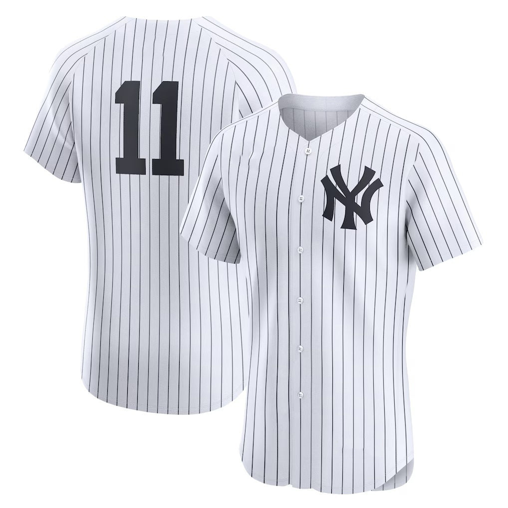 New York Yankees #11 Anthony Volpe White MWATKINS Home Elite Jersey