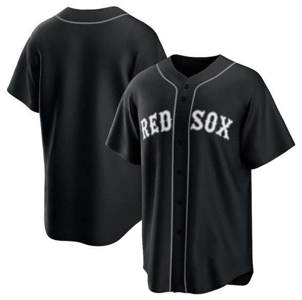 Boston Red Sox Blank Black MWATKINS Lights Out Limited Stitched Jersey
