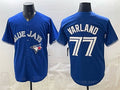Toronto Blue Jays #84 Dylan Cease Black Gold MWATKINS 2025 American League Champions Limited Stitched Jersey