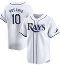 Tampa Bay Rays #10 Amed Rosario White MWATKINS Home Limited Stitched Jersey
