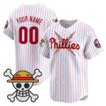 Custom Philadelphia Phillies x One Piece White MWATKINS Vapor Premier Limited Jersey - Stitched