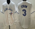 Toronto Blue Jays #3 Myles Straw White MWATKINS Limited Jersey