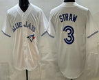 Toronto Blue Jays #3 Myles Straw White MWATKINS Limited Jersey