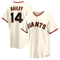 San Francisco Giants #14 Patrick Bailey Cream MWATKINS Home Replica Jersey