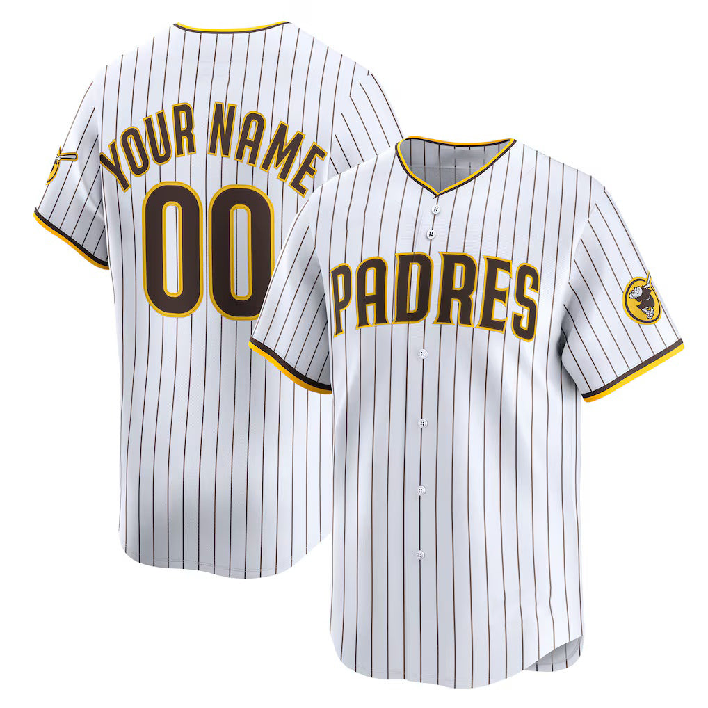 Custom San Diego Padres White MWATKINS Home Limited Jersey