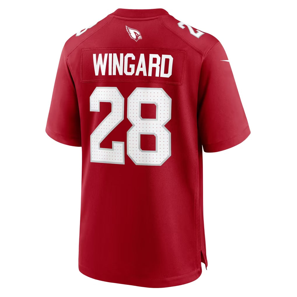 A.Cardinals #28 Andrew Wingard Cardinal Team Game Football jersey MWATKINS