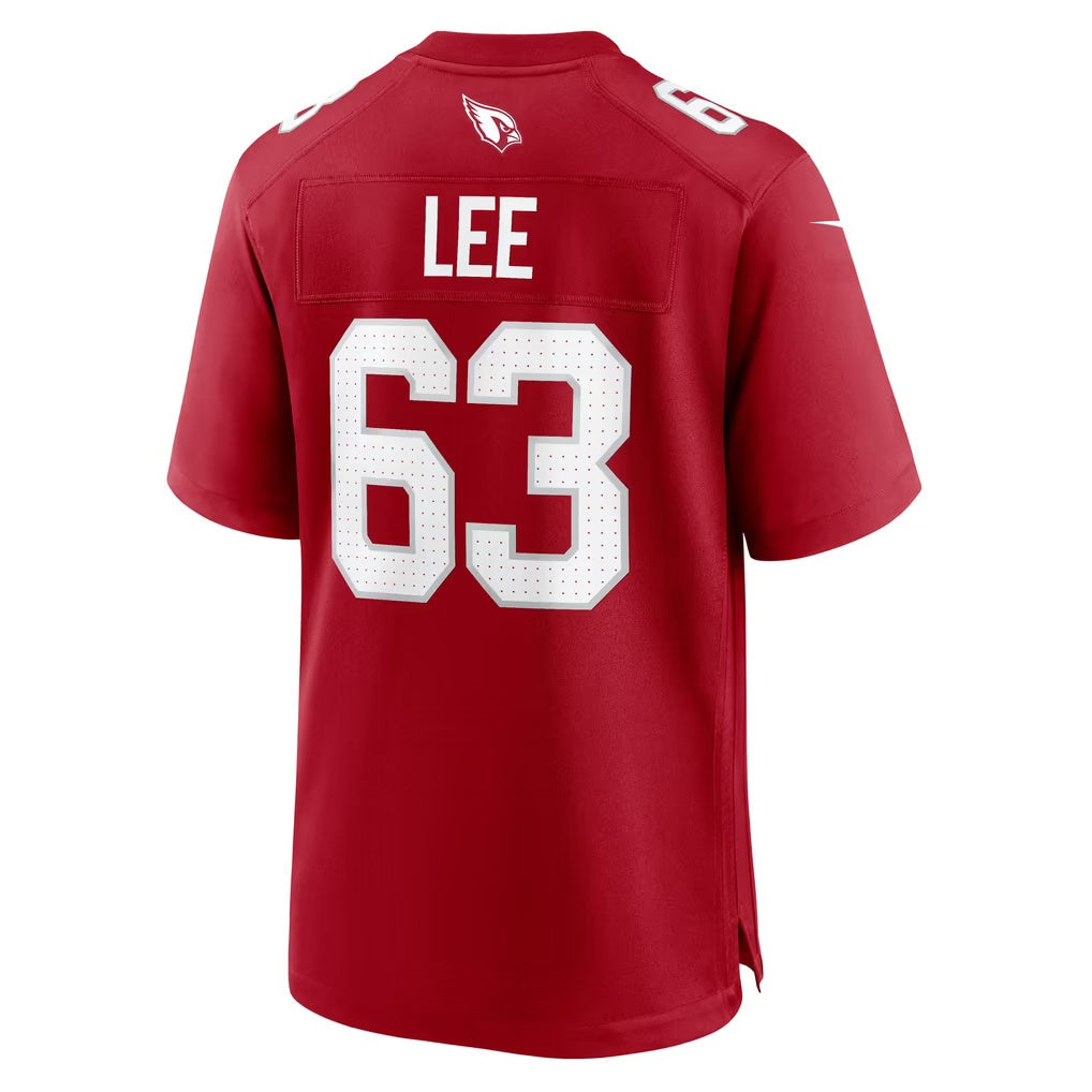 A.Cardinals #63 Vershon Lee Cardinal Team Game Football jersey MWATKINS