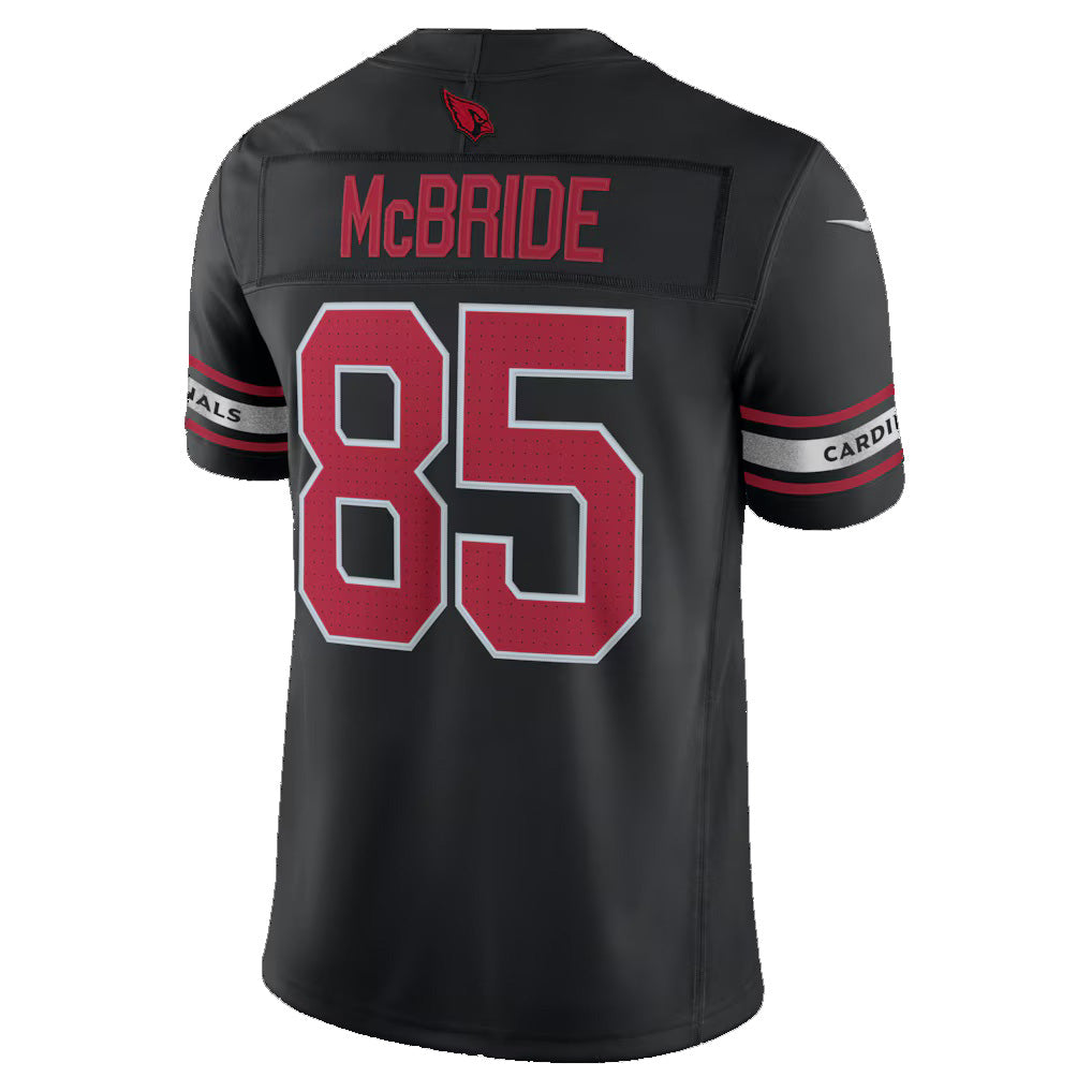 A.Cardinals #85 Trey McBride Black Alternate Vapor F.U.S.E. Limited Stitched Football Jerseys