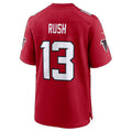 A.Falcons #13 Cooper Rush Red Team Game Football jersey MWATKINS