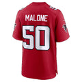 A.Falcons #50 Deangelo Malone Red Team Game Football jersey MWATKINS