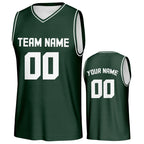 Custom Basketball Jersey Black Personalized Printed Your Own Name Number Men/Women/Kids Quick Dry Sleeveless Shirts