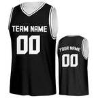 Custom Basketball Jersey Black Personalized Printed Your Own Name Number Men/Women/Kids Quick Dry Sleeveless Shirts