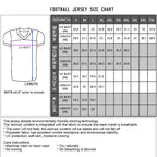Custom American Football Jersey for Men Women Black Orange Personalized Printed Football Shirt with Team Name Number Fans Gift