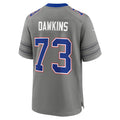 B.Bills #73 Dion Dawkins Gray Nickel City Game Stitched Football Jerseys
