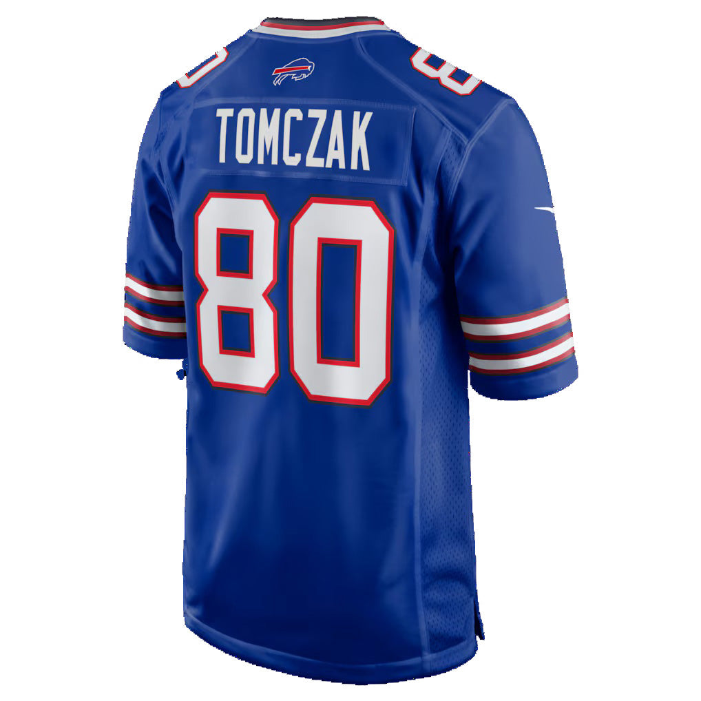 B.Bills #80 Max Tomczak Royal Team Game Stitched Football Jerseys
