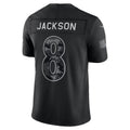 B.Ravens #8 Lamar Jackson Black 2026 Salute to Service Stitched Limited Football jersey MWATKINS