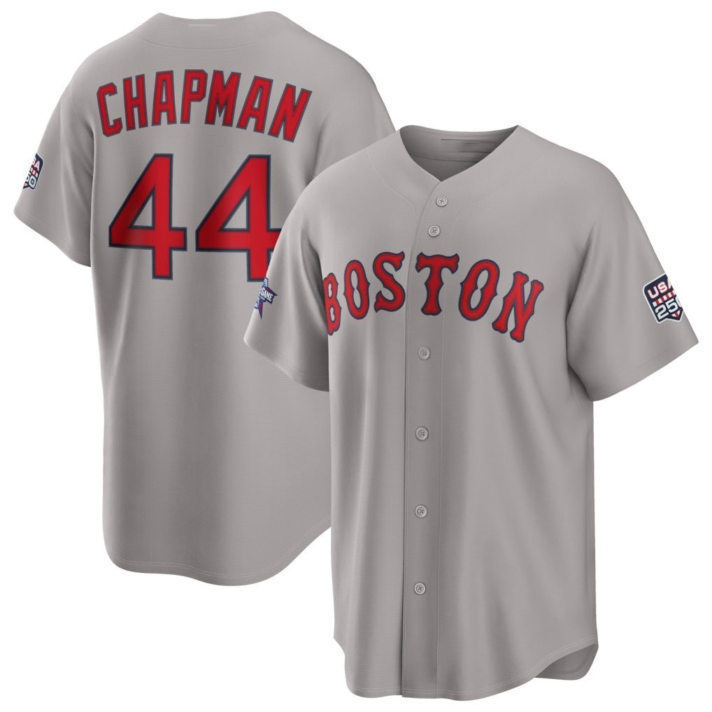 Boston Red Sox #44 Aroldis Chapman 2026 All-Star Game Gray Replica Stitched Baseball Jerseys